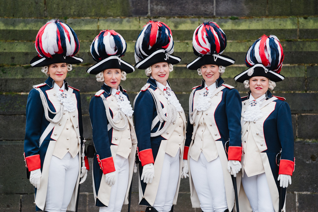 Anke Schulte, Katja Käding, Barbara Brüninghaus, Jennifer Montag, Patrycja Billig (v.l.)